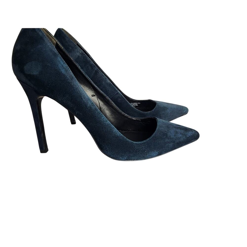 Womens Charles David Size 9.5 Black Suede Stiletto Heels